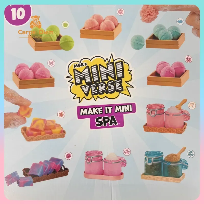 

Оригинальный Miniverse Make It Mini Spa Vol.1/2 Миниатюрная игрушка «сделай сам», слепая шарик для ванны, мини-игрушки, коллекция орнаментов, подарок для детей