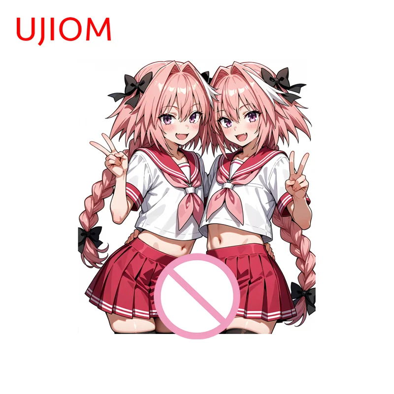 UJIOM Astolfo Two Girls Wall Sticker Girls Und Panzer Not Safe For Work Decal Related Animation Wallpaper Home Decoration