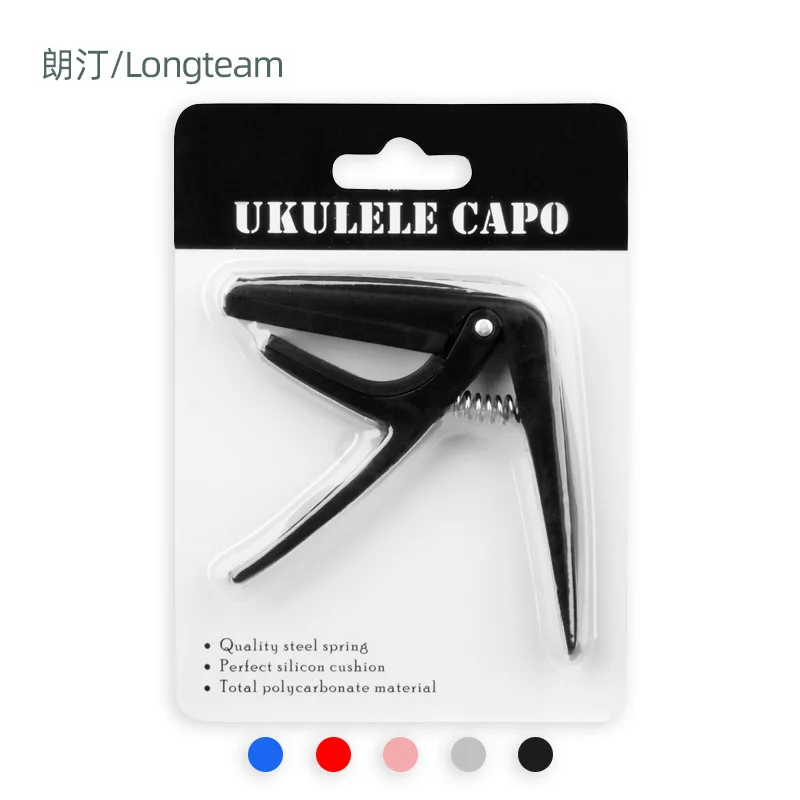 

Plastic Universal Guitar Capo White Red Guitarra Tuning Clamp Blue Portable Guitar Tuning Clamp Electric Guitar