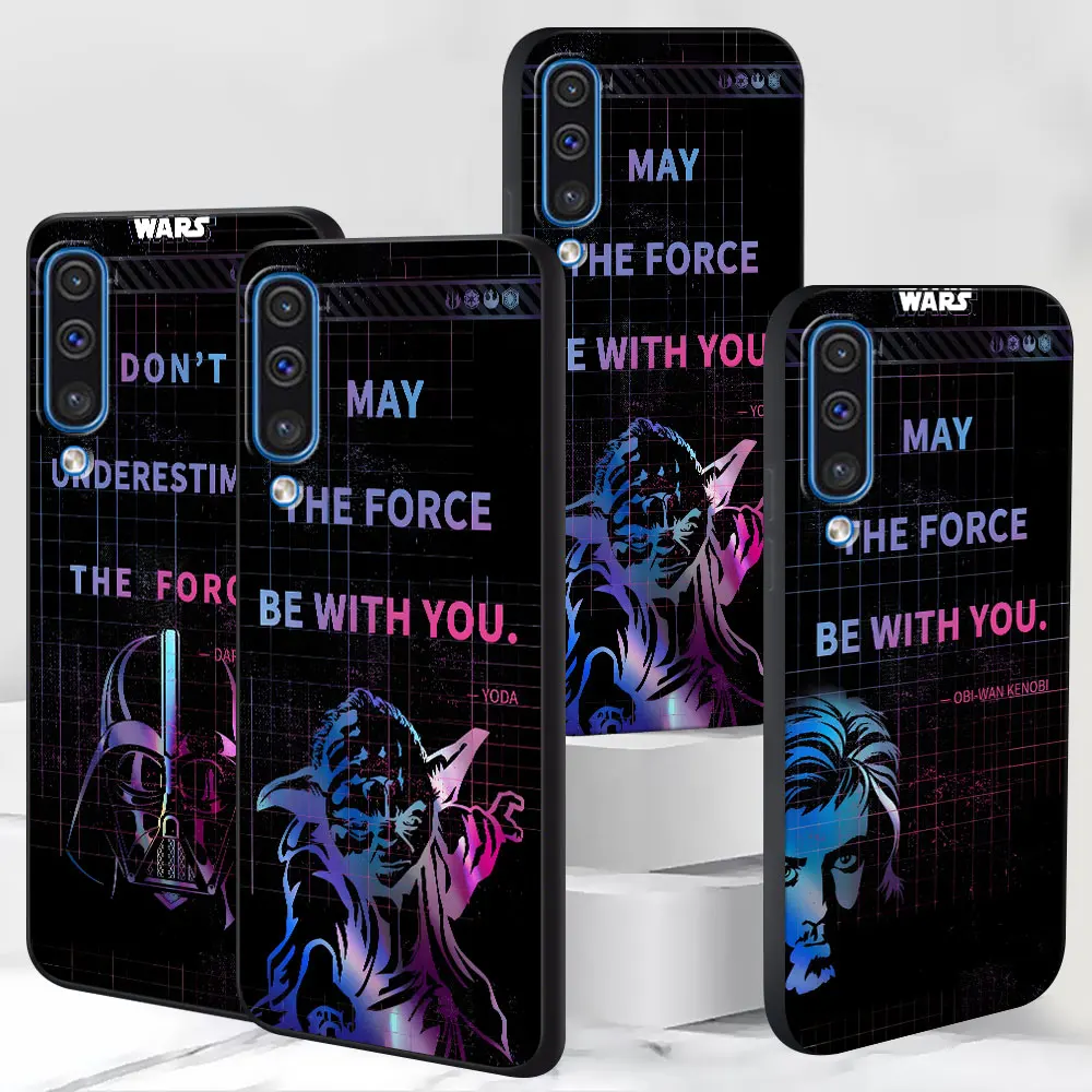 oda Darth Vader Obi-Wan Kenobi Case for Samsung Galaxy A03 A04s A20 A30 A20e A70 A70s A50 A40 A30s A50s A20s Black Phone Cover