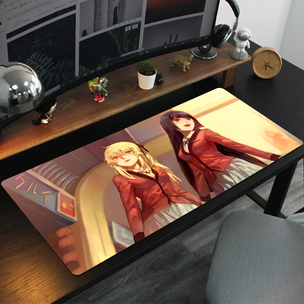 Anime Kakegurui Jabami Yumeko Anime Mousepad Large Gaming Mouse Pad LockEdge Thickened Computer Keyboard Table Desk Mat