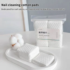 200Pcs Nail Cotton Pad Polish Remover Gel Clean Manicure Napkins Lint-Free Wipes Cotton Cleaner Paper Pads Varnish Tool