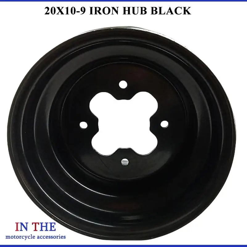 9 inch Vacuum wheel hub ATVquality thickening 20X10-9 inch iron wheel rim for 4wheel cross country motorcycle Go-kart ATV