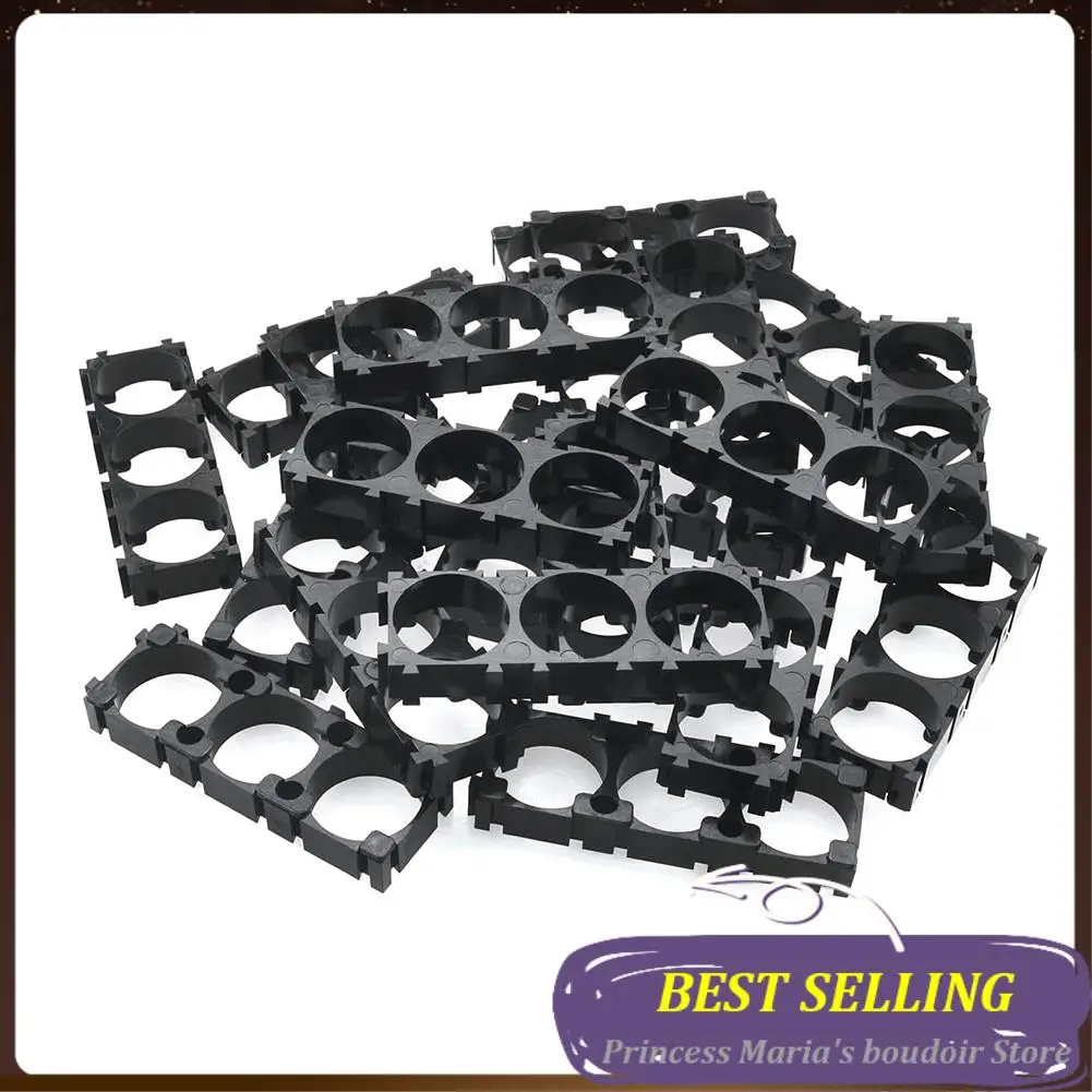 

AB30-30Pcs Splicing Battery Support 18650 Lithium Battery Bracket Spacer Lithium Battery Plastic Holder Bracket