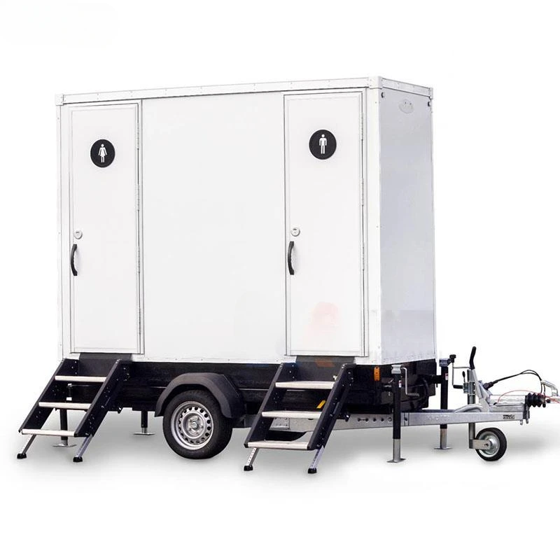 2 Station New Arrival Portable Toilet Mobile Toilets Outdoor Portable Luxury For Sale Toilet