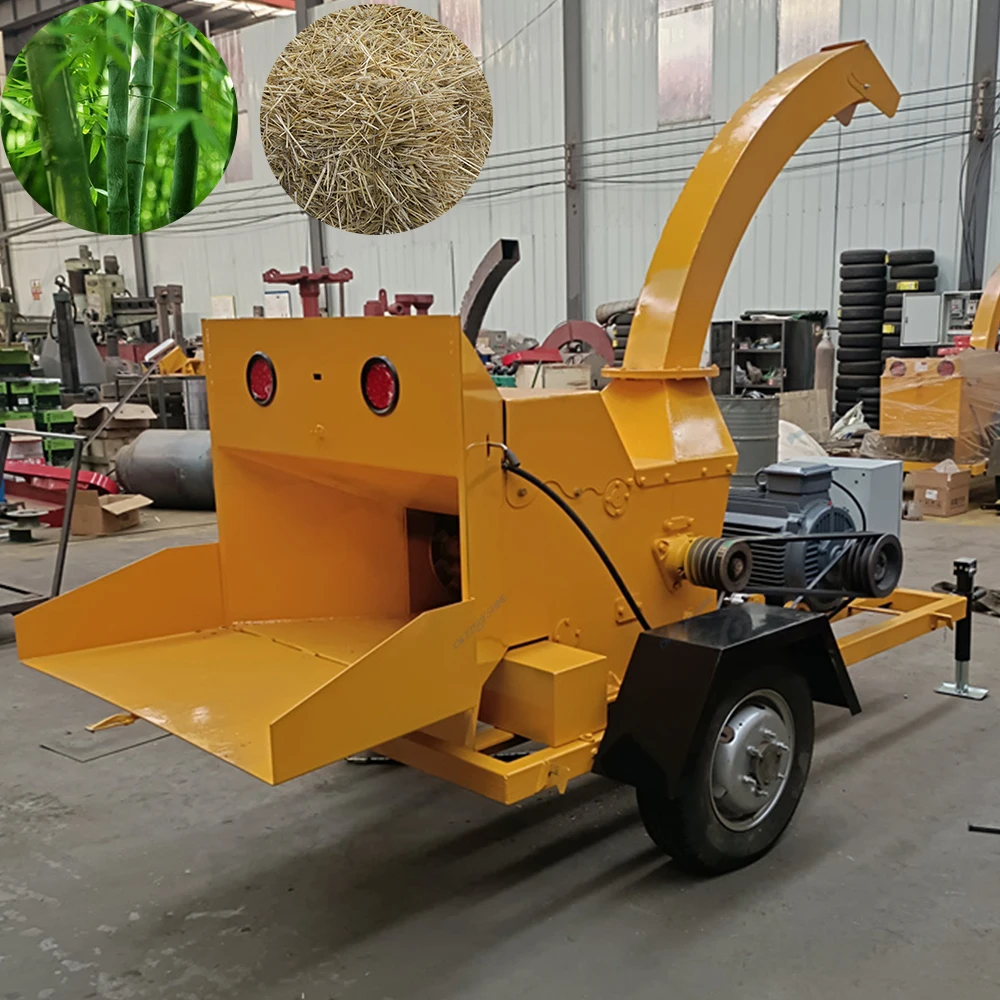 Cost-Effective Drum Wood Chipper High Efficiency Branch Shredder Customized Configuration for Small Medium Enterprise Processing