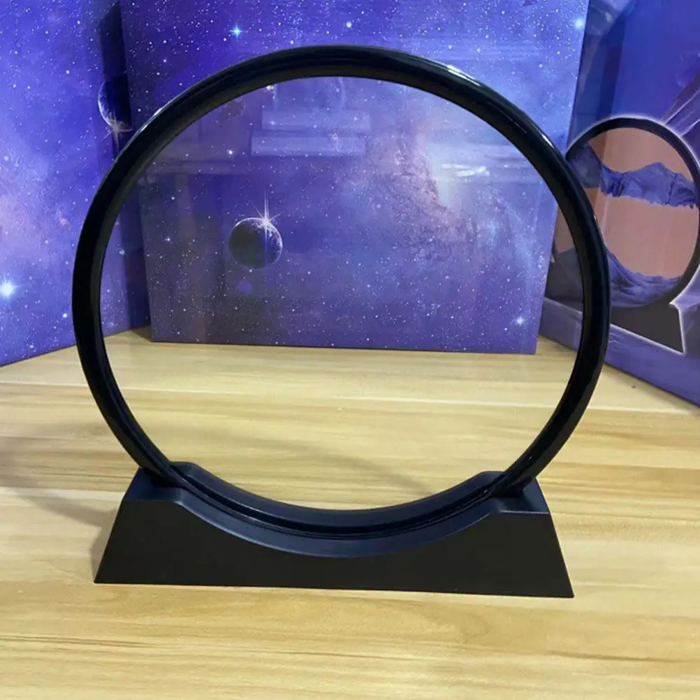 

Набор для создания картин из движущегося песка DIY: черная пластиковая рамка (круглая/квадратная), дюймовые размеры, для детей и взрослых