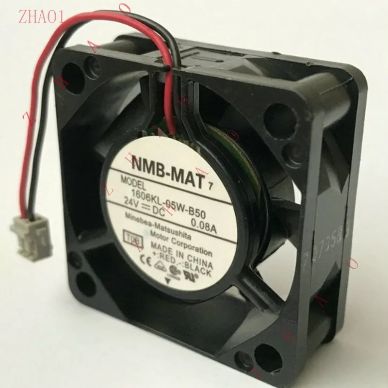 Z   1PCS for NMB 24V DC 1606KL-05W-B50 MODEL Cooling Fan 2 line 40*15MM 2pin 0.08A