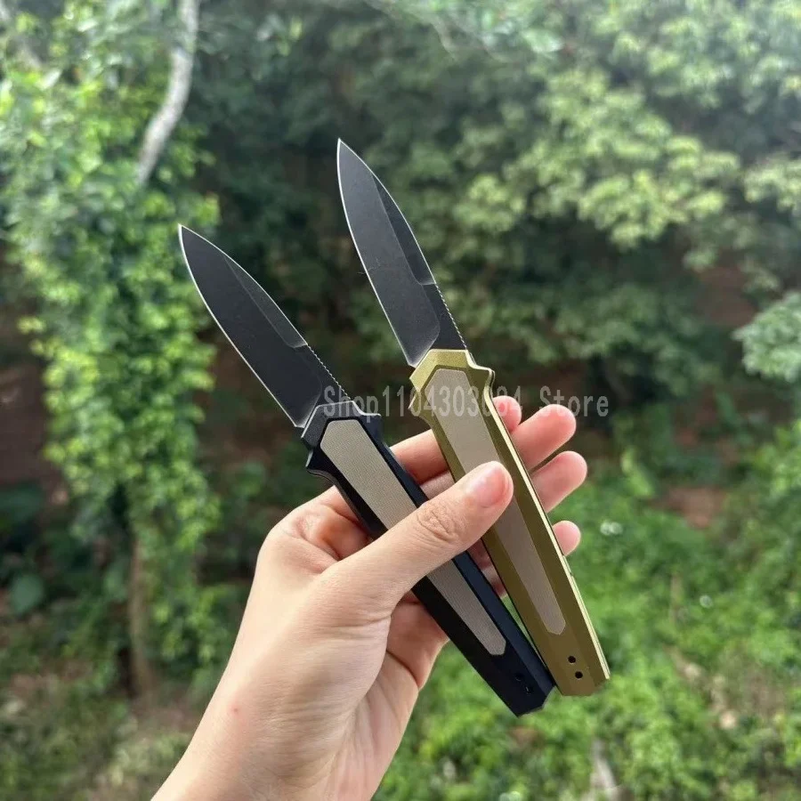 

KS 7950 Pocket Folding Knife 8Cr13Mov Blade Aluminum Alloy Handle Outdoor Rock Climbing Adventure Fishing Knife Fruit Knife