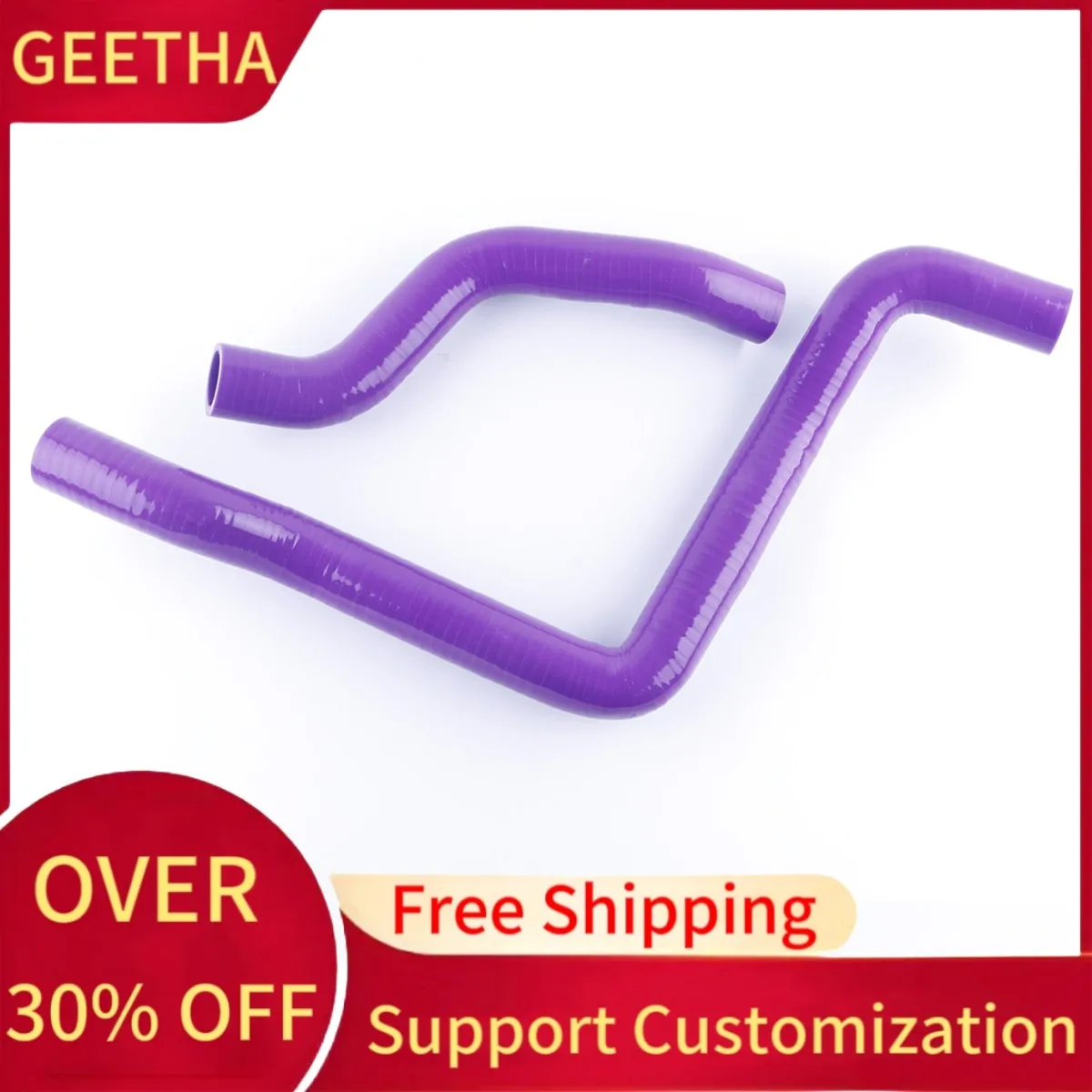 For 2004-2012 Mitsubishi Galant Grunder 2.4L 4G69 Silicone Radiator Coolant Pipe Tube Hose Kit