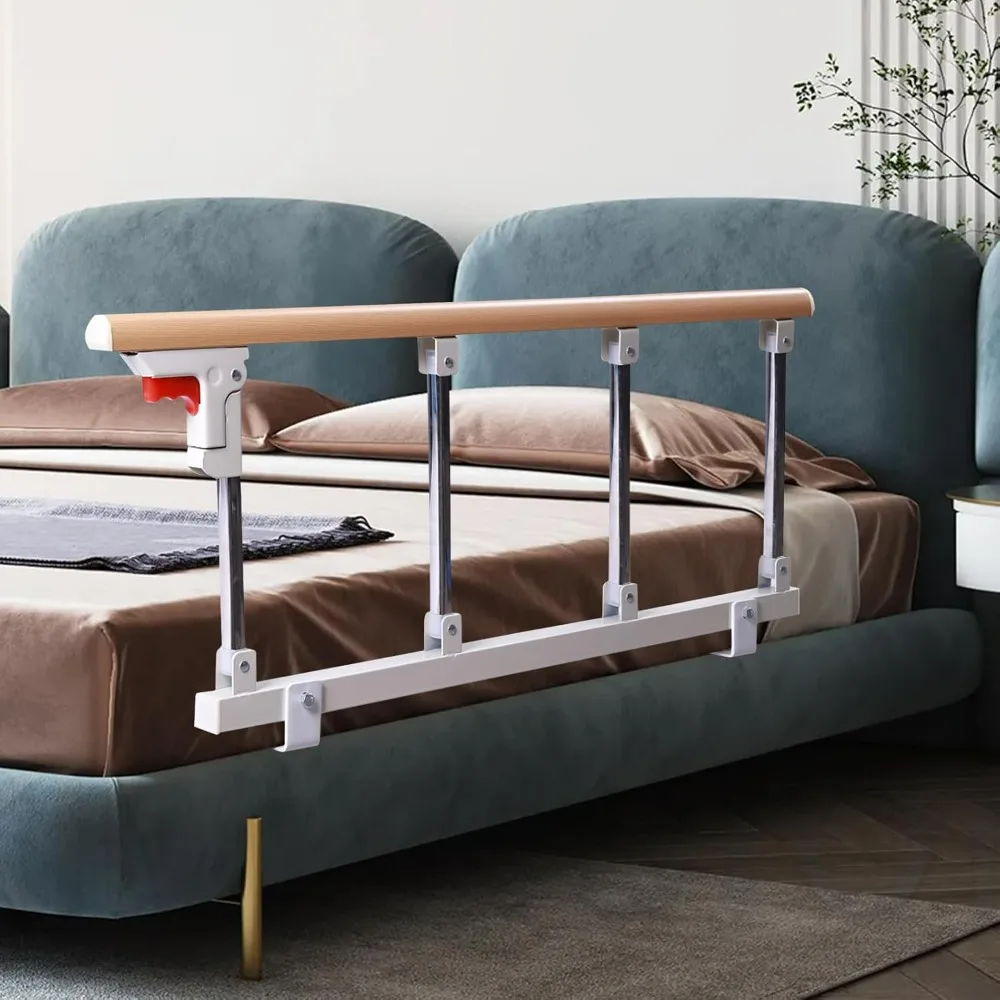 Bed Rails for Elderly Adults, Rail Assist for Seniors Safety,Folding Bed Assist Seniors Safety Bed Guard Rail to Prevent Falling