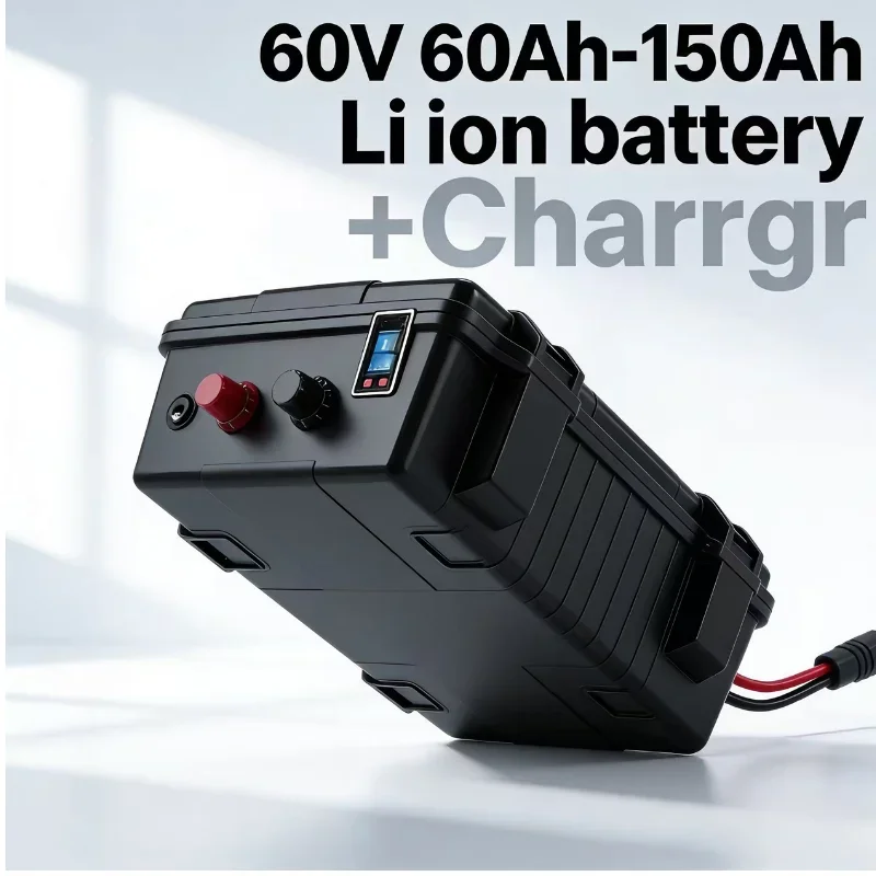 

Литий-ионный аккумулятор 60В 60Ач-100Ач 5000Вт с Bluetooth BMS | Идеально подходит для гольф-каров, автодомов/караванов, морских судов, автономной жизни, дома.