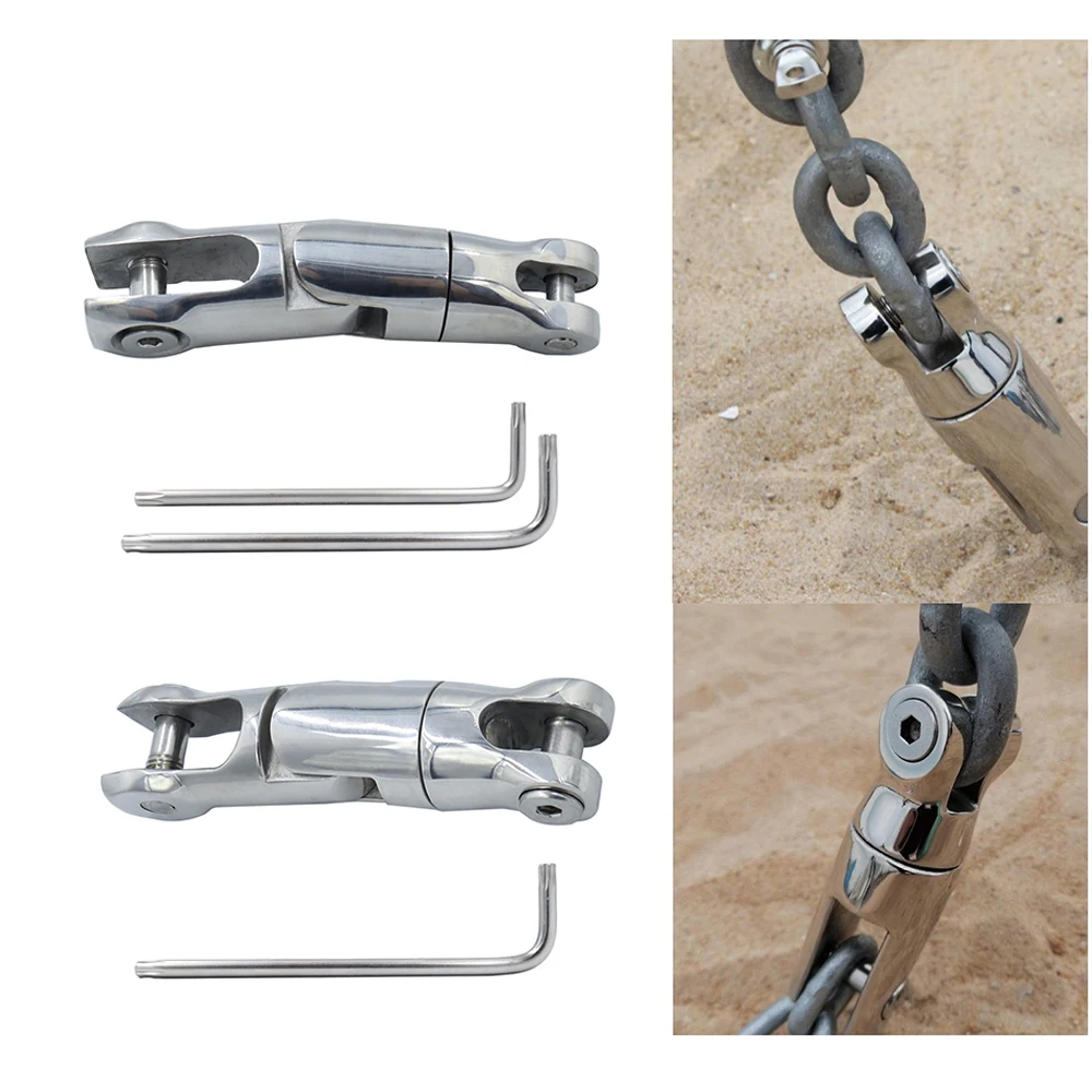 Boat Stainless Steel Universal Multi Directional Boat Anchor Swivel Connector Hardware Boat Accessories Anchor Chain Anchor Pin