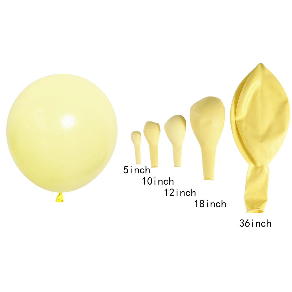 Macaron Balloons 5/10/12/18/36 Inch Colored Latex Balloon  Candy Colored Matte Balloons Wedding Birthday Party Decoration Ballon