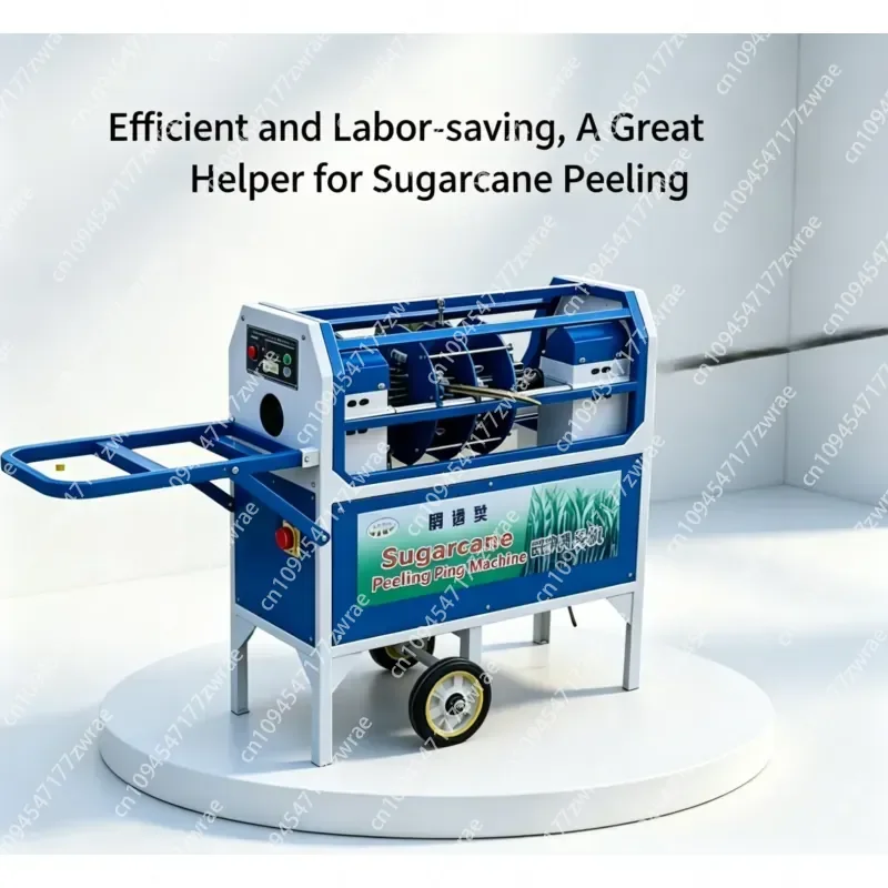 

Automatic Sugar Cane Cleaning Peeling Sugarcane Leaf Skin Crusher Cutter Machine Stainless Steel Cutting Juicing Commercial