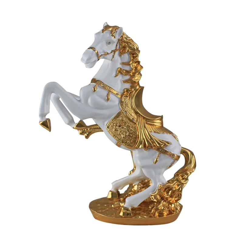 

Resin handicrafts Year of the Horse gifts European home office opening housewarming gift ornament