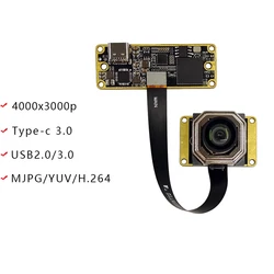 USB3.0 Type-C Camera Module IMX577 4000 x 3000 4K 12MP HD  AF With Motherboard For Document photography