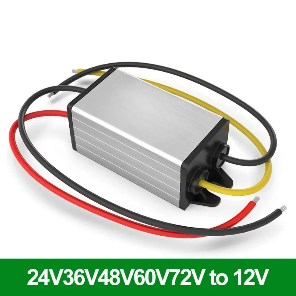 power supply voltage regulator 24V to 12V step-down module 36V48V60V72V to 12V 1A 2A 3A  DC-DC converter