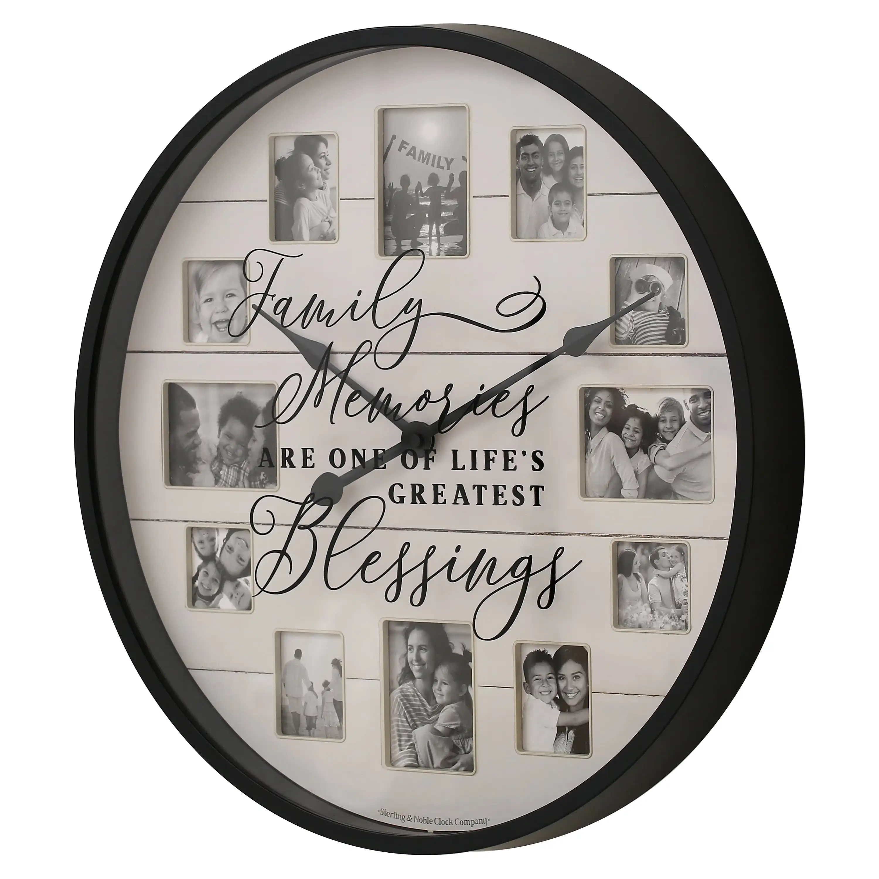 

Mainstays 20" Round Indoor Sentiment Analog Wall Clock