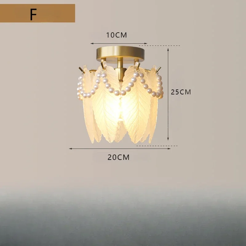 Crystal Corridor Corridor Light Balcony Entrance Porch Light  Luxury Net Red Creative New Modern Simple Small Ceiling Light