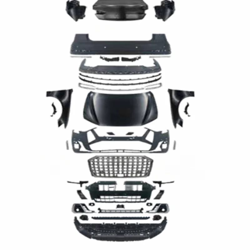 High Quality Facelift Body Kit Fit 2011-2017 A8 Upgrade to Horch Style With Grille Bumper Fender Headlights Taillights Assembly