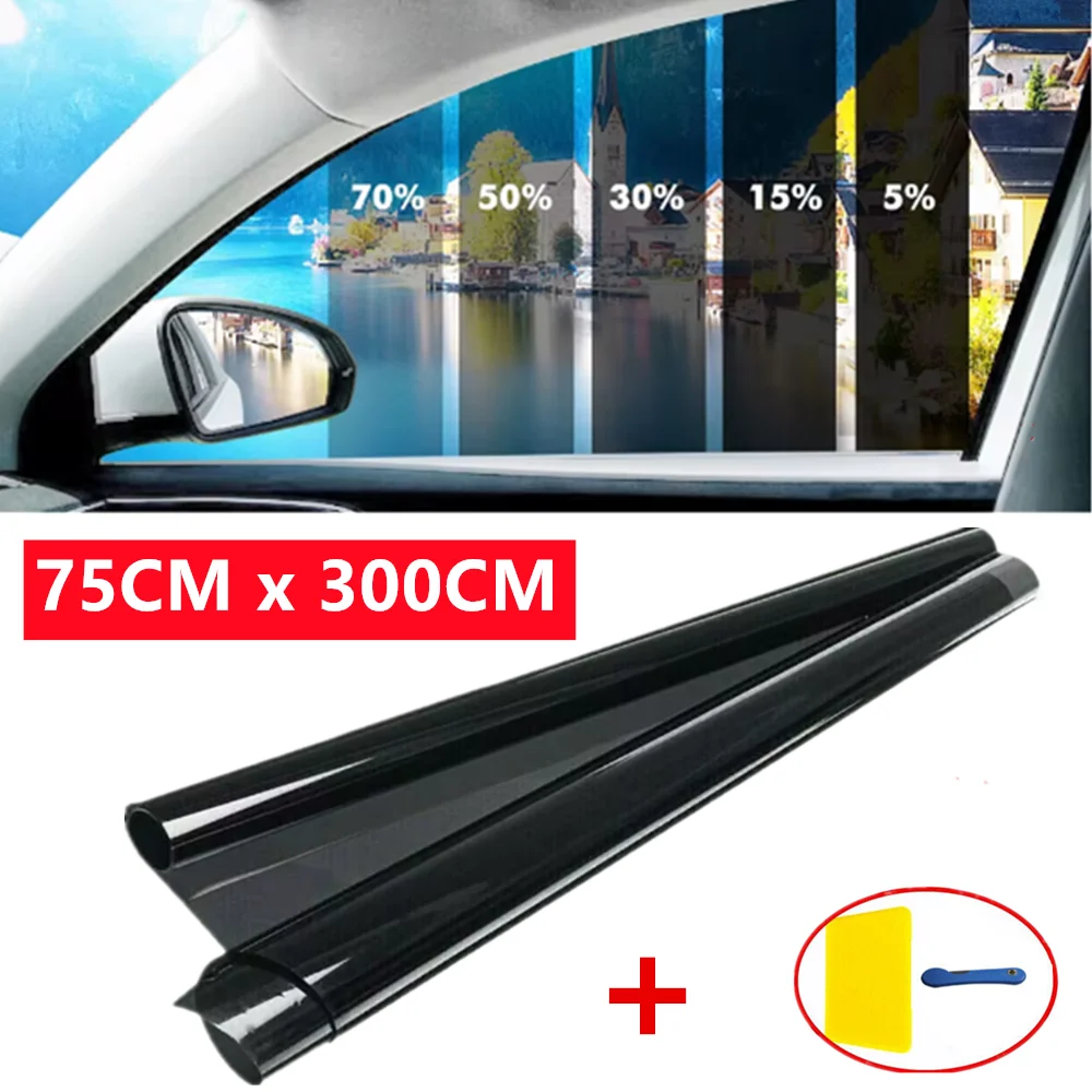 

Car Window Tint Film VLT 76cmX3m Home Decorate Window Glass Film Solar Protection Sheets Tinted Film Nano Ceramic Shading Film