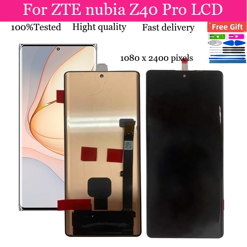 6.67‘’For ZTE Nubia Z40 Pro NX701J LCD Display Touch Screen Digitizer Assembly For Nubia z40Pro LCD with Frame