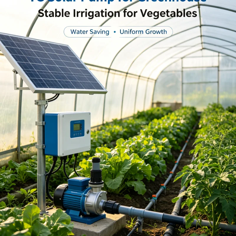 Customized Professional Reliable Durable Solar Water Pump System For Greenhouse Drip Irrigation With Automatic Control