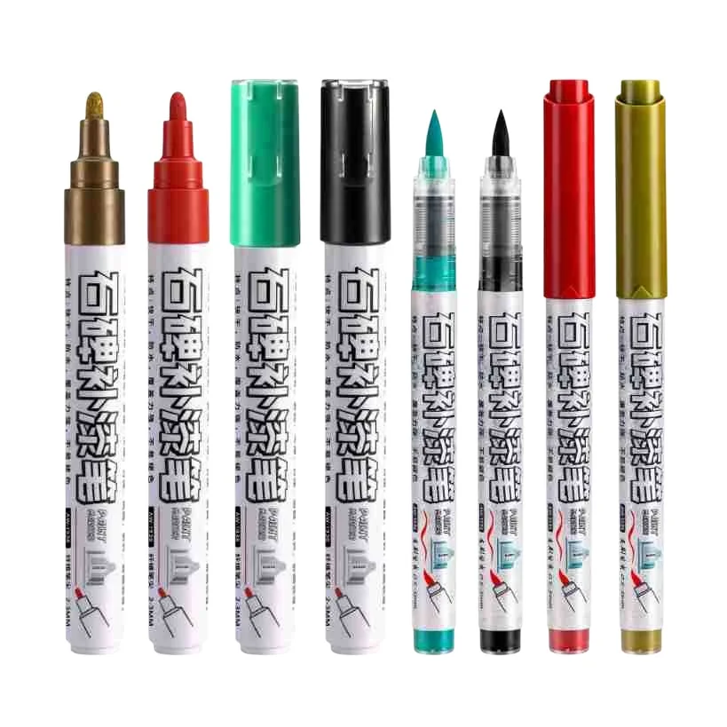 Grabmarkierungsstift für Grabsteine mit Granitoberfläche, goldene Tinte, schnell trocknend, lichtbeständig, für die Buchstabenrestaurierung auf Friedhöfen – Detail 7