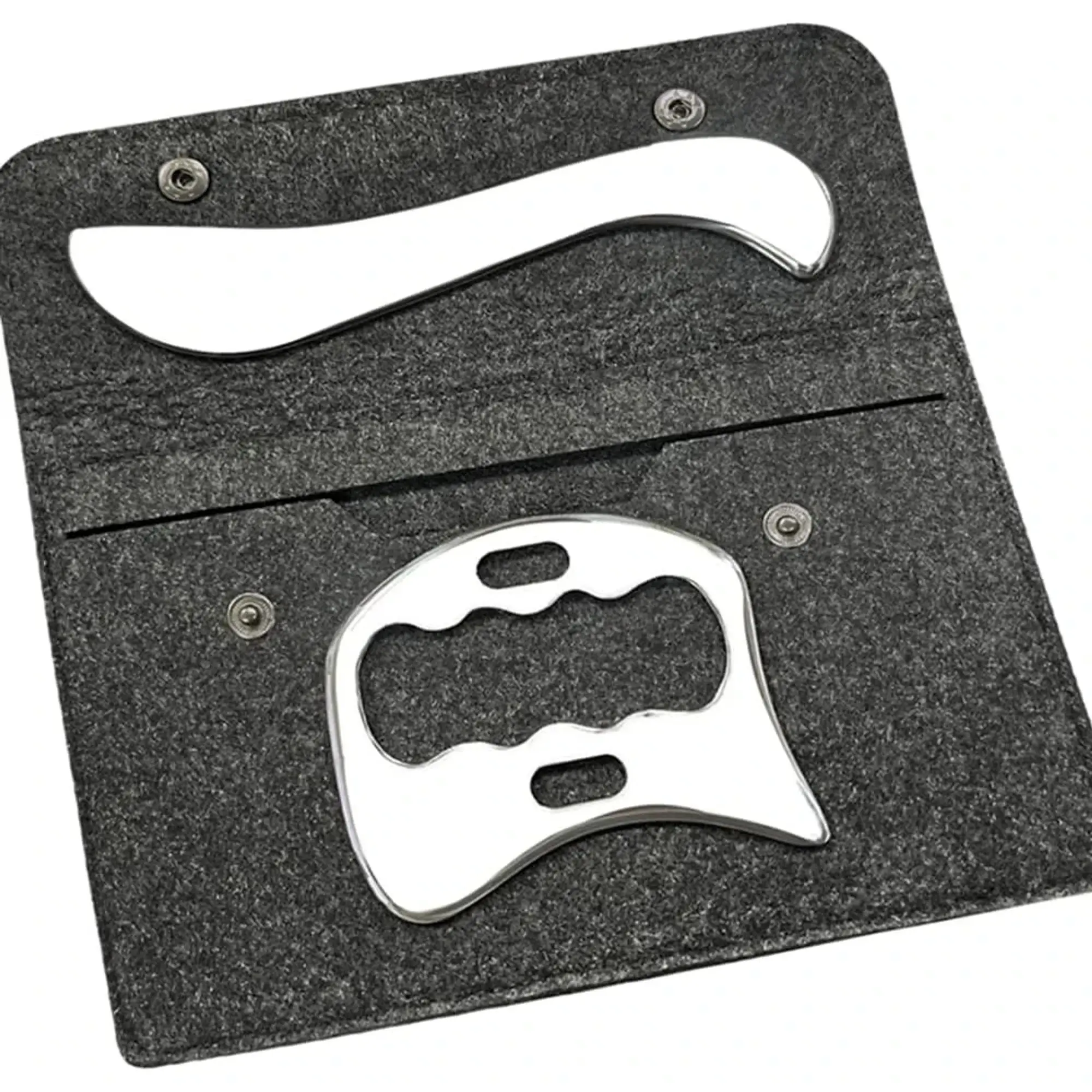 

Stainless Steel Gua Sha Massage Tools Muscle Scraper Tool,Graston Tool Set for myofascial Release,Scar Tissue Massager for Back