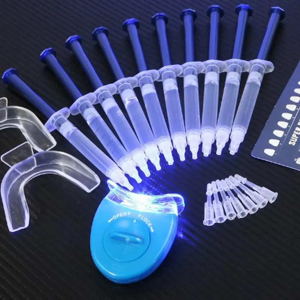 drop ship Teeth Whitening kit 44% Peroxide Dental Bleaching System Oral Gel Kit Tooth Whitener Gel White Teeth tools bleach