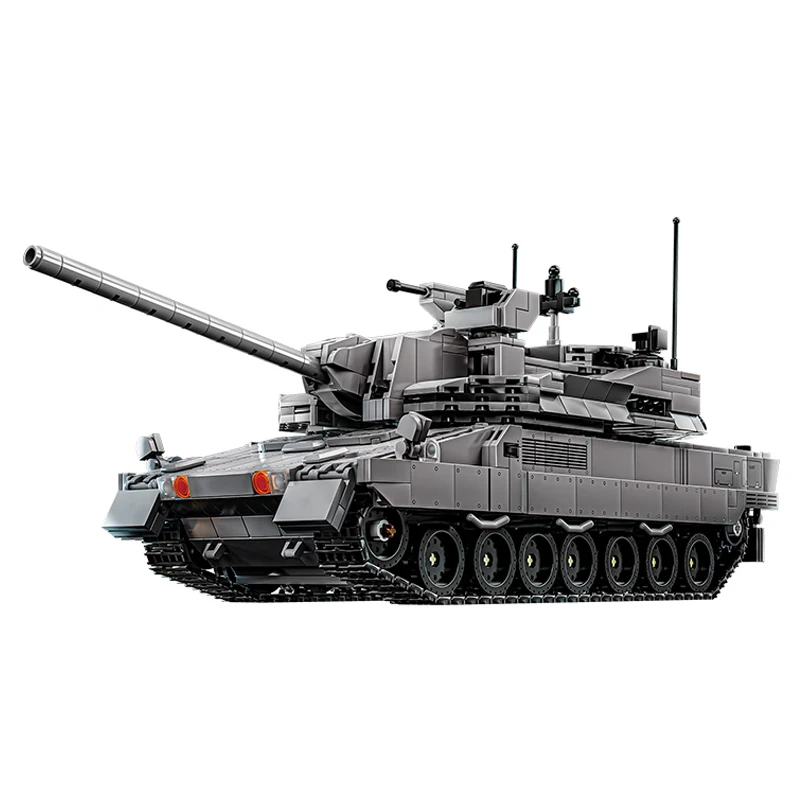 12GO 96002 4th-Gen Tank European Union EMBT Model 2252pcs Building Block Set Military Model DIY Toys for Christmas Gifts