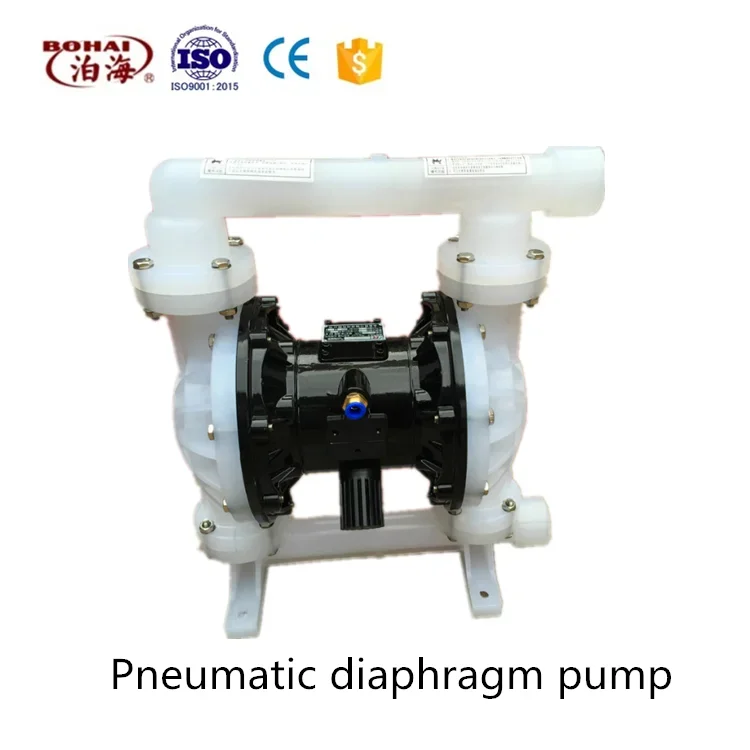 Polypropylene plastic Pneumatic Diaphragm Pump Structure PVC air pump pneumatic pump