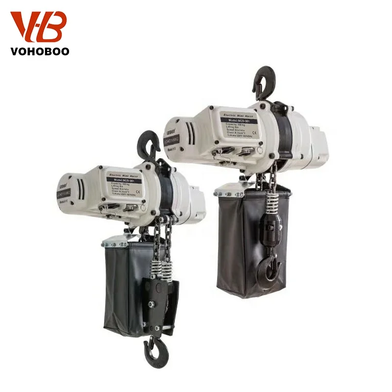 Wholesale Single Phase Cheap Price Mini Electric Chain Hoist With 110V 220V