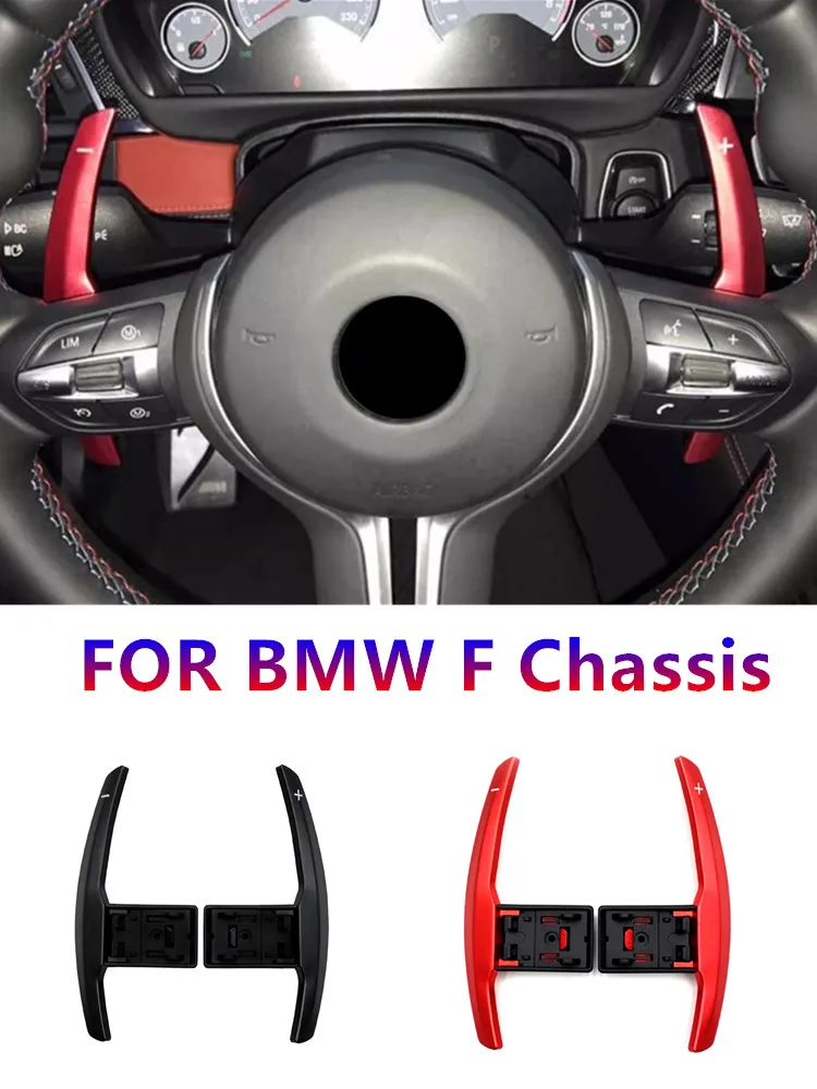 

Car steering wheels Paddle Shifters Steering Wheel Shift Extension Replacement For BMW X6 F16 2017 2018 Auto Accessories