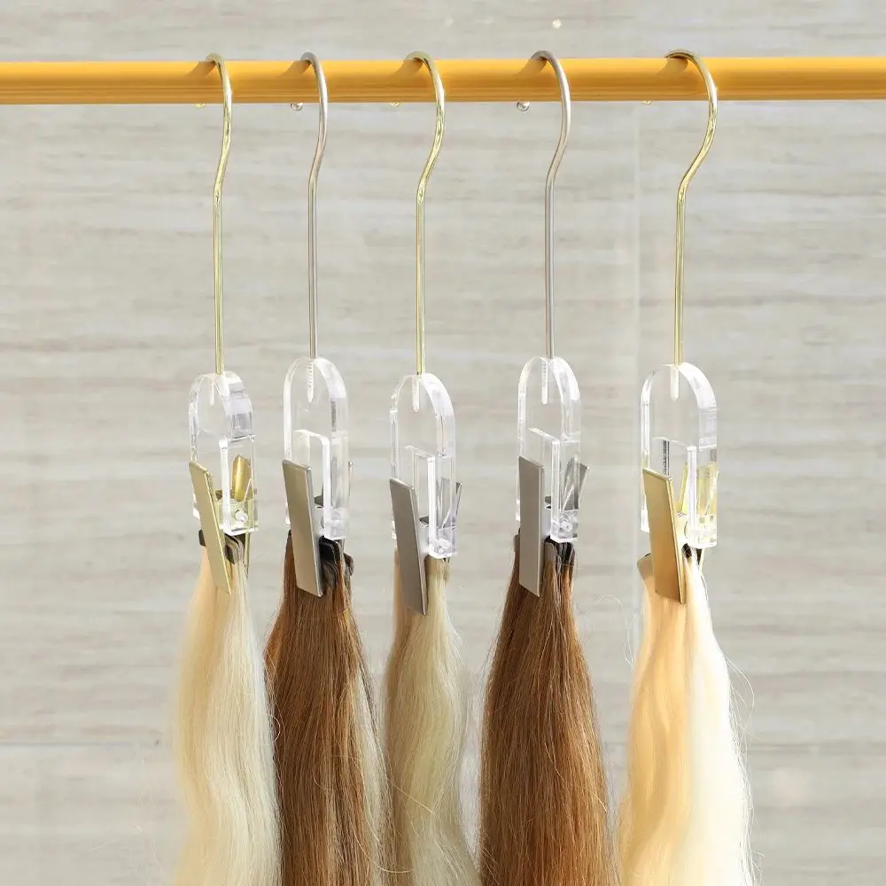 ARLANY 5 قطعة الشعر التمديد الشماعات للشعر المستعار هيربيسي حامل شماعات الملابس Launday هوك كليب لتخزين دبوس الشعر المستعار #1