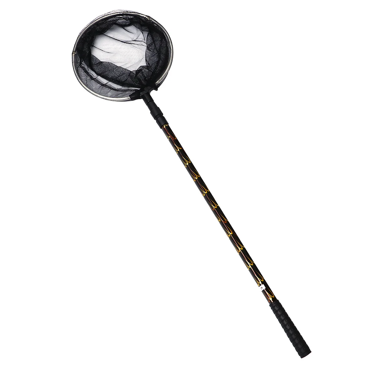 

Retractable Flower Rod Copy Net Large Nets Telescopic Skimmer Landing for Fishing Pool with Pole Handle Tool Shell