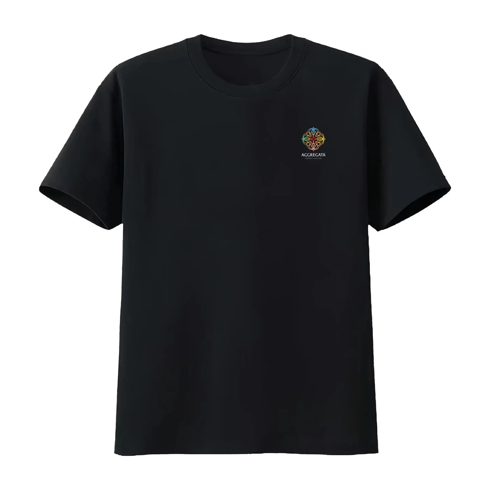 Aggregata Energy Healing T-Shirt Summer Casual Cotton Tee Oversized Streetwear Tops Vintage Graphic Print Unisex Men Women