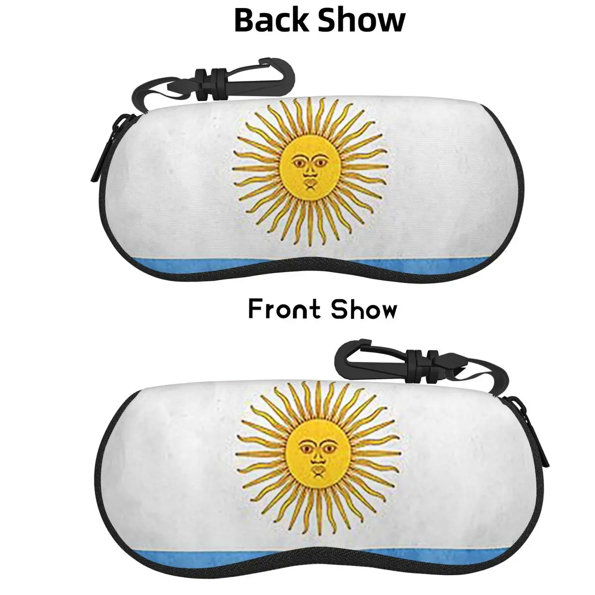 

Аргентина, аргентинский флаг, национальный флаг Аргентины, чехол для очков, защитная коробка для солнцезащитных очков, женская и мужская мягкая сумка для очков