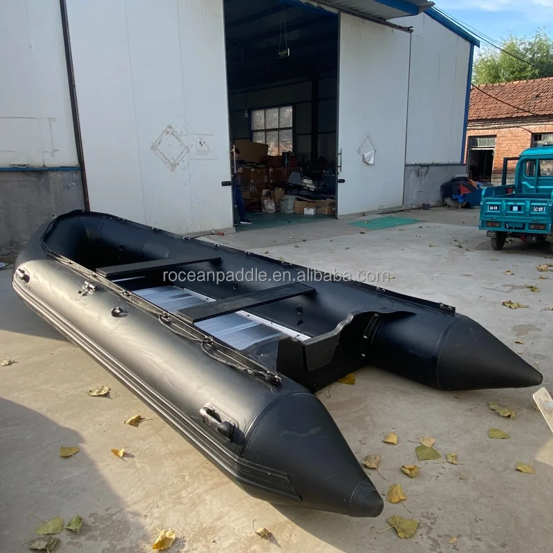 Inflatable Pvc Hypalon Fishing Boats Rubber Fast Inflatable Boat Large Inflatable Speed Sport Rescue Boat 5 Meters
