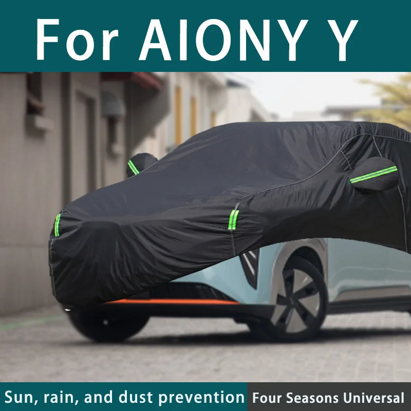 

Full car cover dust-proof outdoor indoor UV protection sun protection and scratch resistance For AIONY Y Car umbrella