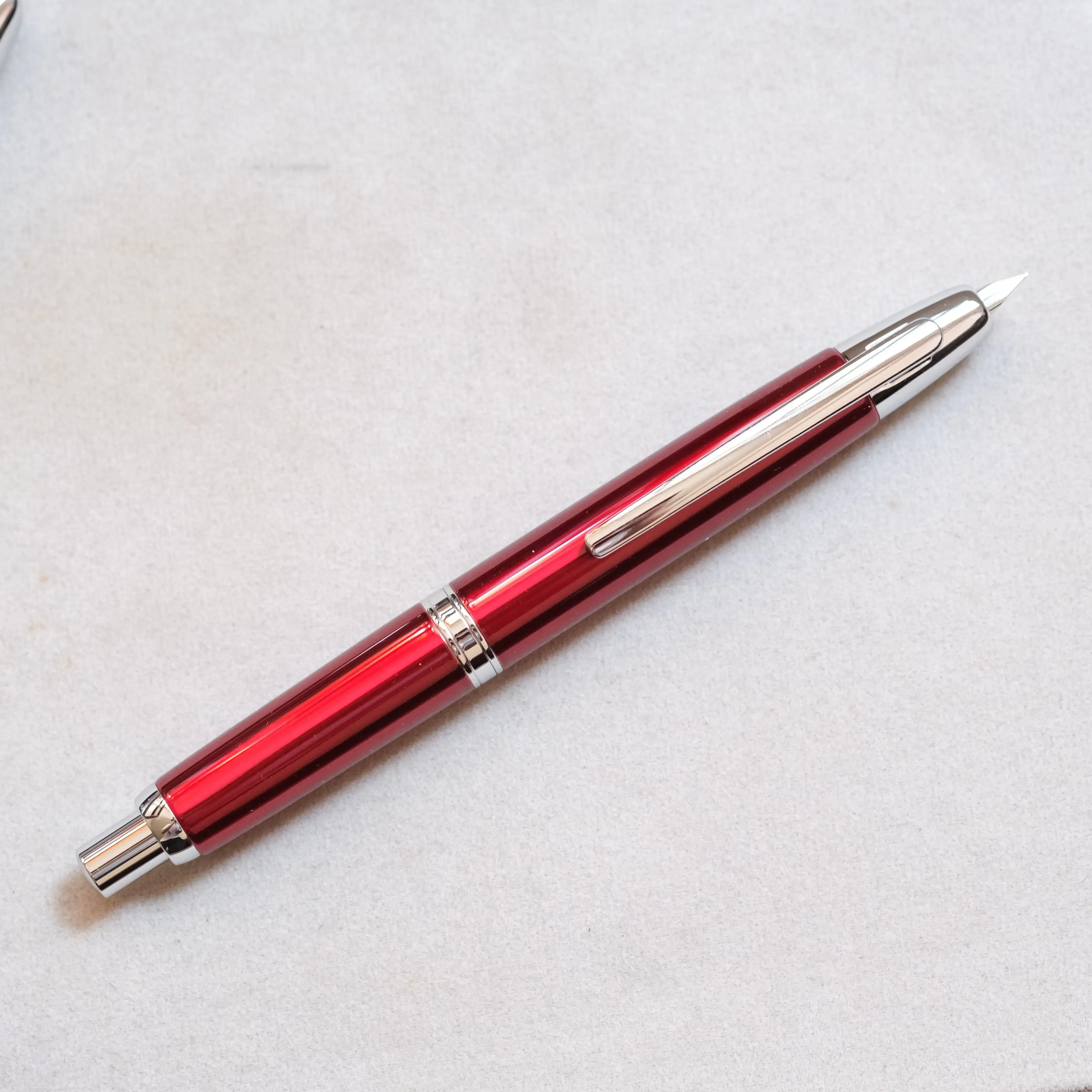 Hot Jin Hao 10 Press The Pen Press Medium And Thin EF F Tip Fountain Pens Metal Matte Black With Clip Writing Ink Converter Gift