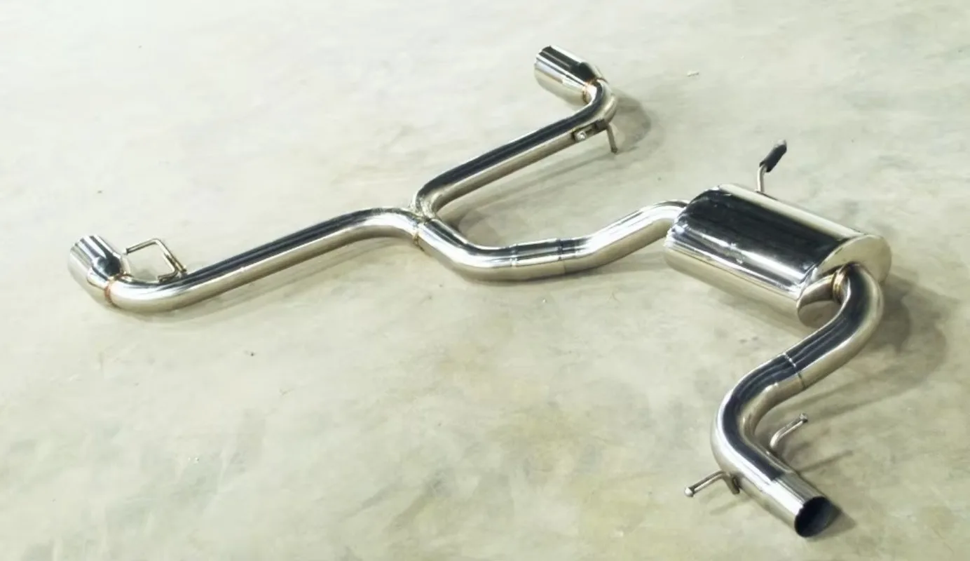 

Exhaust Dual 2.5" Exhaust Pipe 3.5" Tip FITS for 09 10 11 12 for GTi MK6