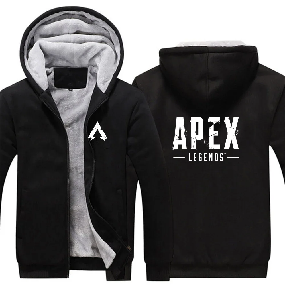 

2024 New Apex Legends Game Printed Cardigan Comfortable Thickened Hoodies Spring and Autumn Men's Popular Zipper Windproof Coat