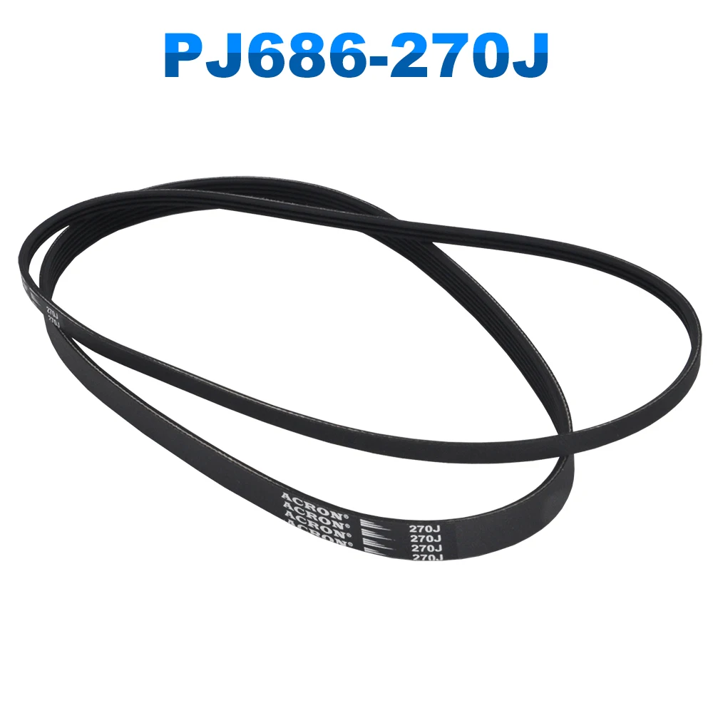 V-Belt 270J PJ686 3/4/5/6/7/8 Ribs For DIY RC Model Motor Transmission Timing Belt