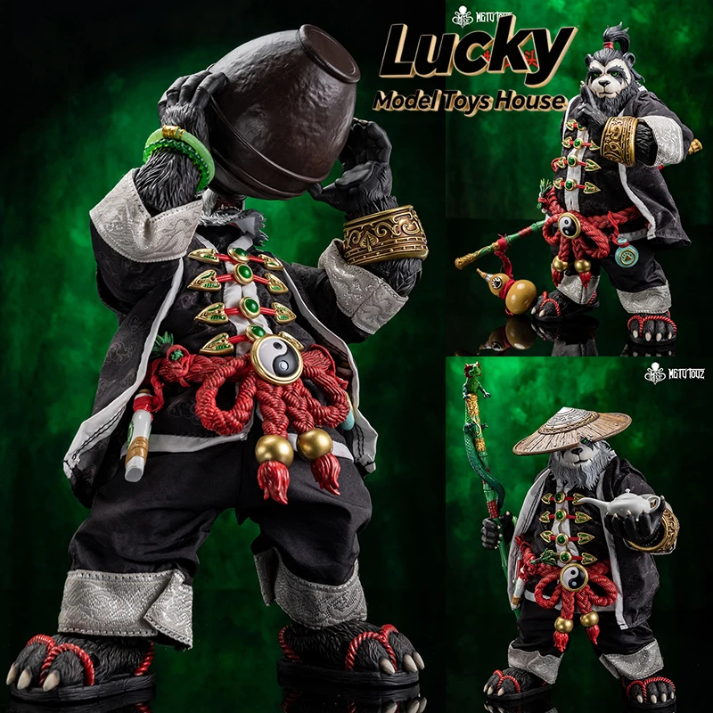 METYTOYZ 1/10 Rangers Panda Man Wu Qing Lie Action Figure Adventure World Anime Role Simulation Delicate 7inch Soldier Model