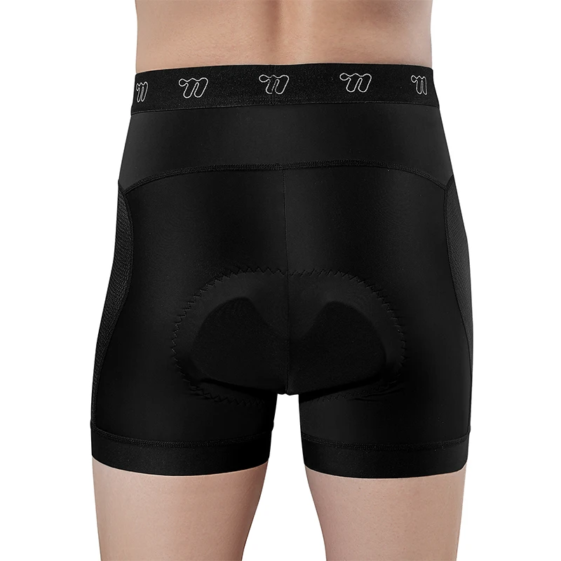 WEST BIKING Men's Cycling Briefs With Sponge Pads High Elastic Breathable Compression Tights Fitness Gear MTB Road Bike Shorts