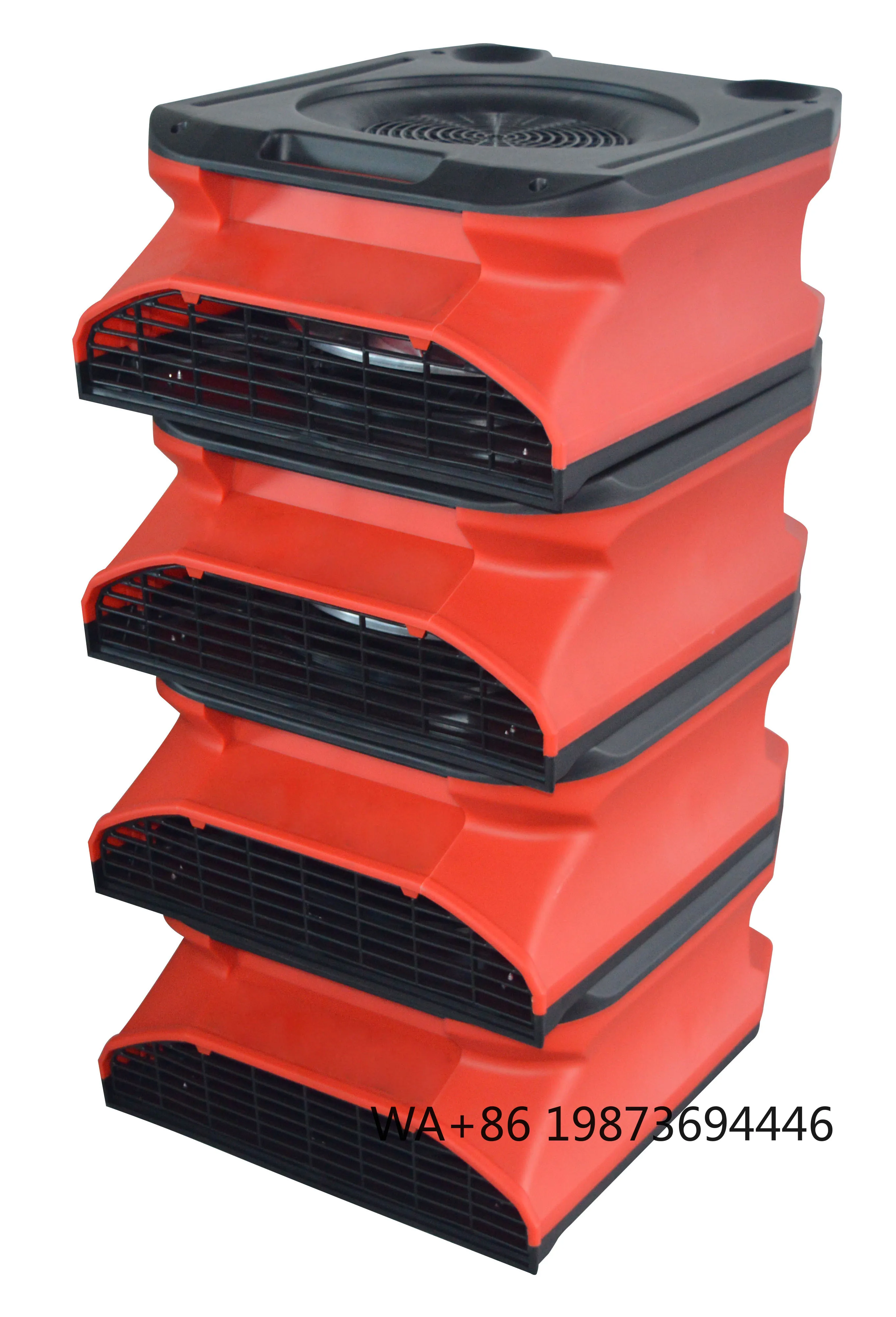 Compact Multi-Stacked Low Profile Air Mover, Carpet Dryer Centrifugal Blower for Storm Restoration
