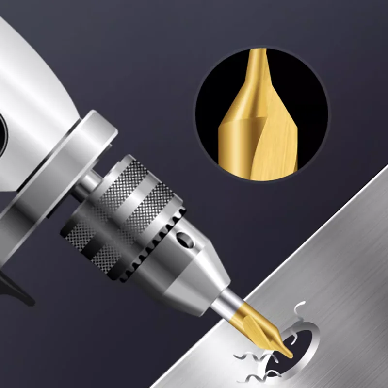 

HSS 6542 M35 Комбинированные центральные сверла с луженым покрытием, 60-градусные зенковки, набор угловых бит 1,0-5 мм, центрирующее сверло по металлу, токарный станок