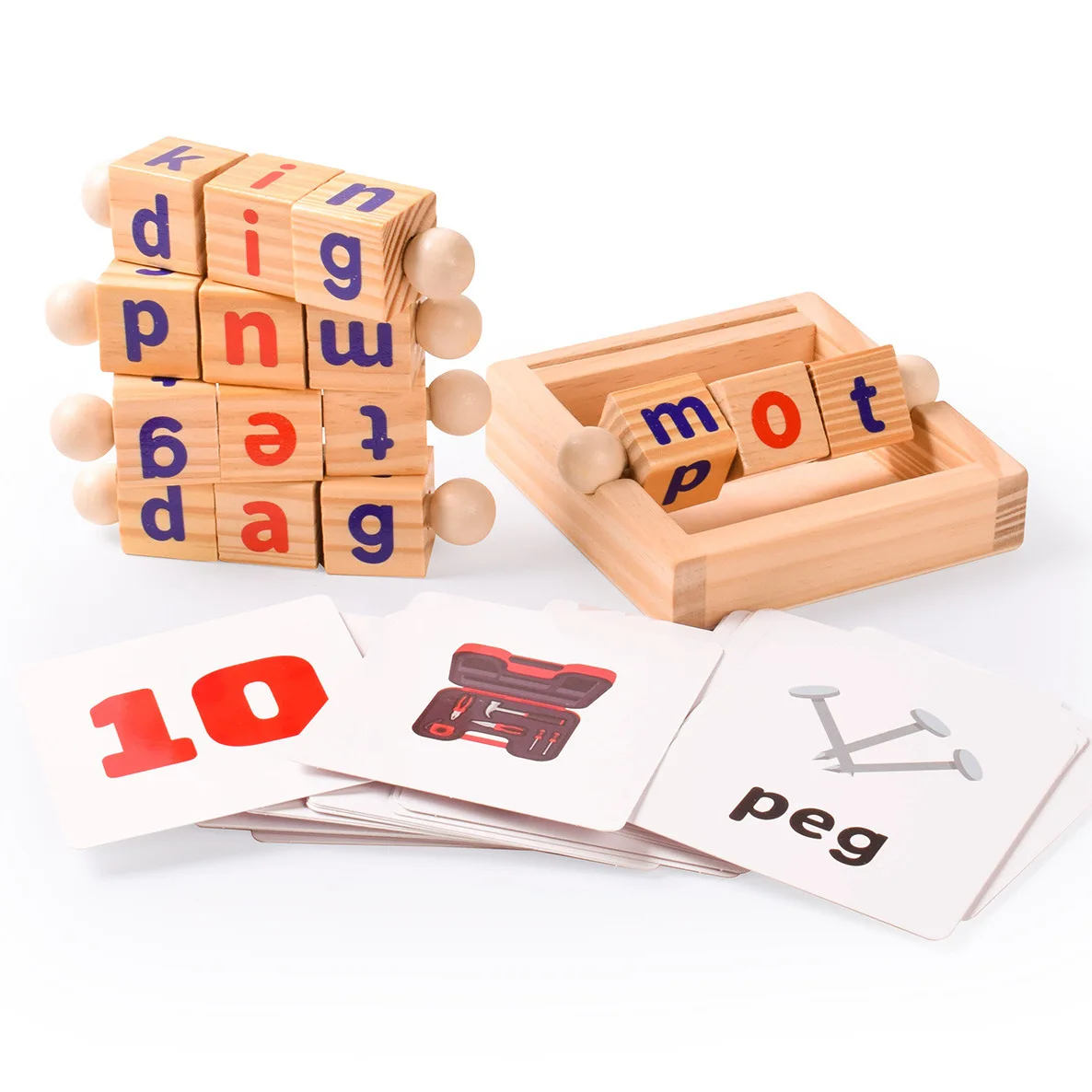 

Children's alphabet pen board baby learning calligraphy early education puzzle hand-eye coordination toy 1pc